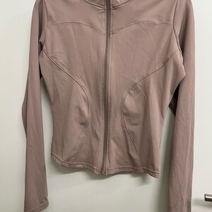Zip-Up cappuccino Jacket